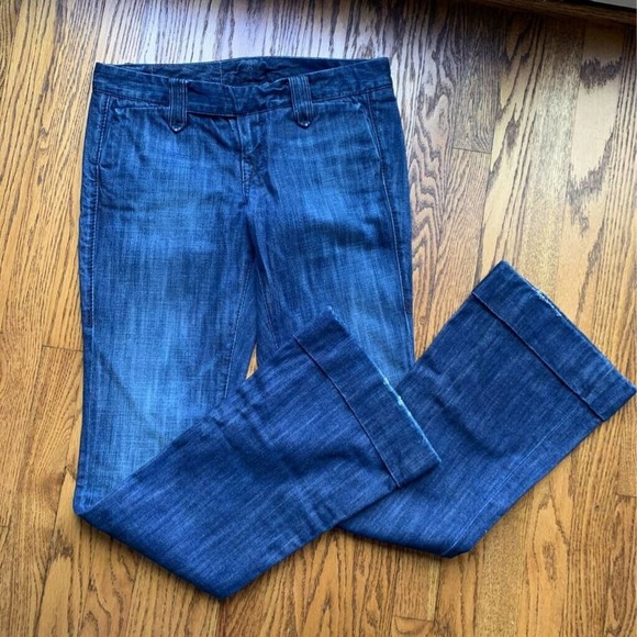 True Religion Denim - True Religion Womens Boot Cut Jeans Blue Pockets Low Rise Medium Wash Denim 28